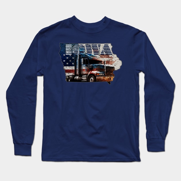 Vibrant essence of America Long Sleeve T-Shirt by Grigory